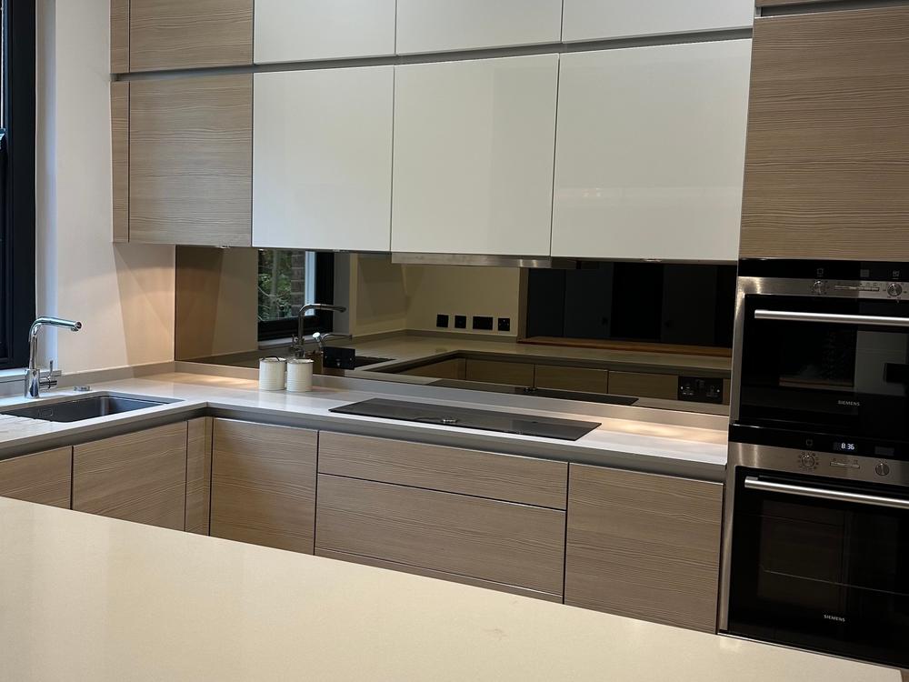 A Quality Galley Kitchen By Poggenphol. Siemens Appliances included. Hampstead, NW3.