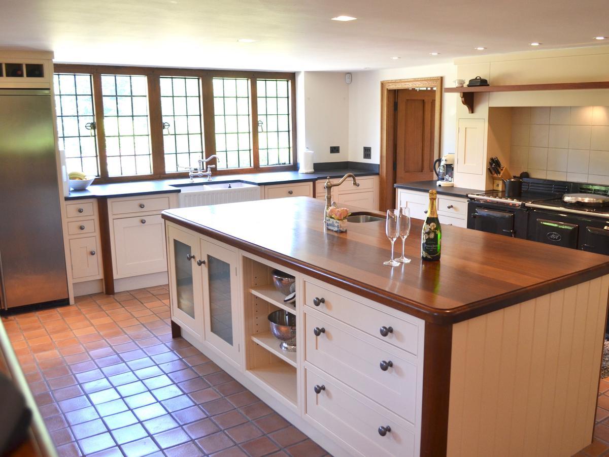 Bespoke Island Kitchen With Aga Used Kitchen For Sale Wfmsg